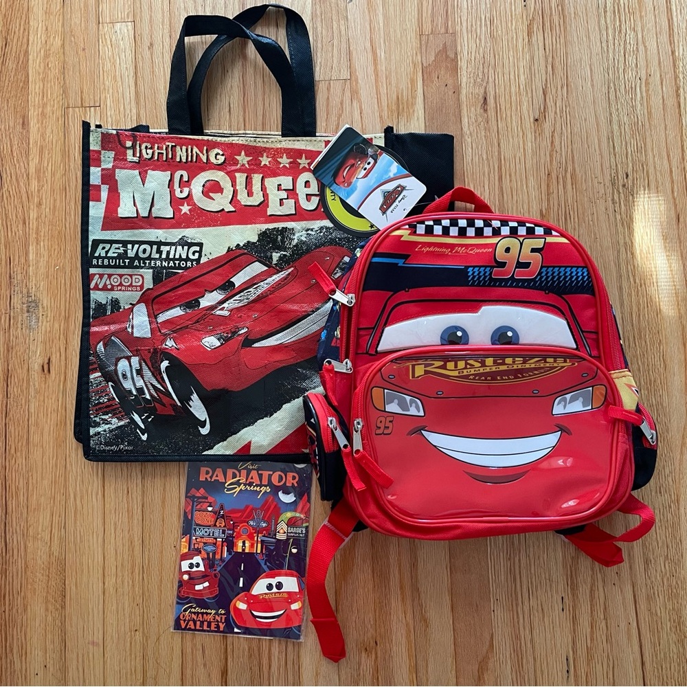 Lightening McQueen Jr Backpack